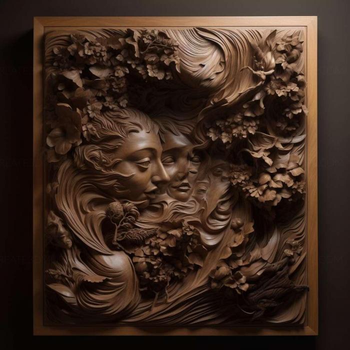 نموذج ثلاثي الأبعاد لآلة CNC 3D Art 